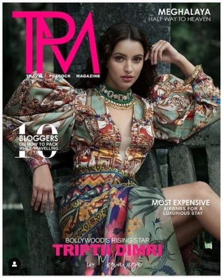 Travel Peacock Magazine Cover August 2021