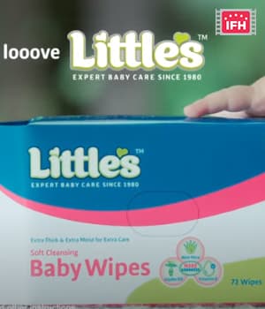 Little's soft cleansing baby wipes
