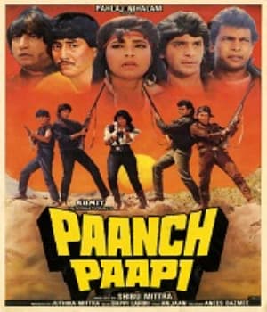Paanch Papi (1989) movie poster