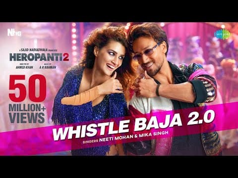 Tiger Shroff, Kriti Sanon Sizzle In Whistle Baja 2.0 From Heropanti 2