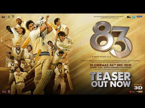 Ranveer Singh Starrer 83’s Teaser Gives A Glimpse Of India’s Historic Moment