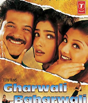 Gharwali Baharwali (1998) movie poster