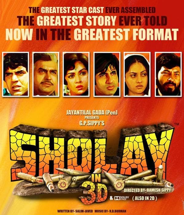 Sholay 3D (2014) movie poster