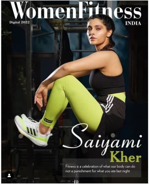 Women Fitness India Magazine Cover November 2022 - Saiyami Kher
