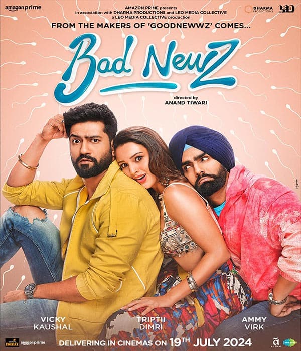 Bad Newz (2024) movie poster