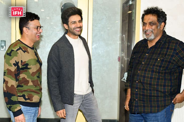 Kartik Aaryan Meets Anurag Basu And Bhushan Kumar For Aashiqui 3