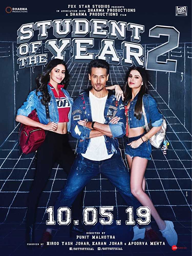 Student Of The Year 2 (2019) movie poster