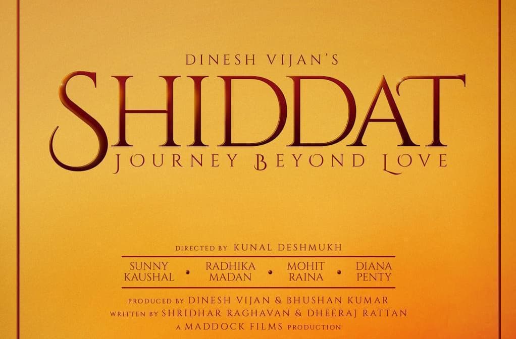 ‘Shiddat’ To Star Sunny Kaushal And Radhika Madan