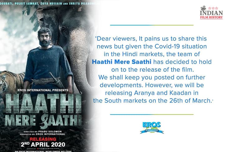 Rana Daggubati Starrer Haathi Mere Saathi Suffers Setback As Its Release Is Postponed