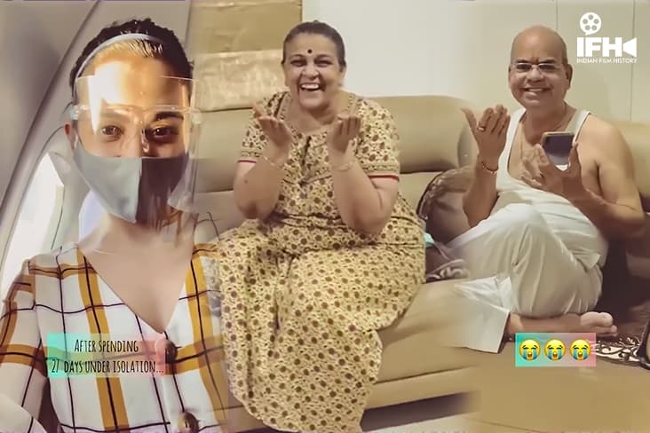 Esha Kansara Surprises Her Parents After 27 Days Of Being In Isolation