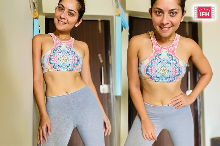 Sonalee Kulkarni Flaunts Fer Flat Abs In Her Latest Pictures