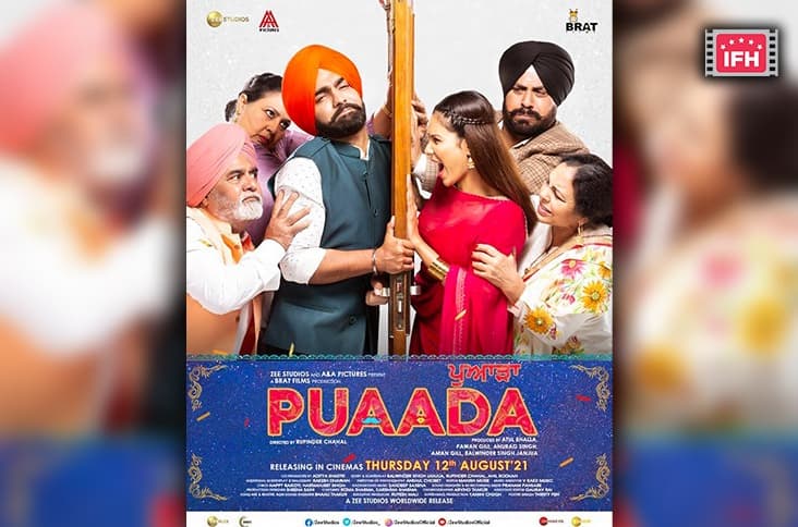 Ammy Virk And Sonam Bajwa Starrer Puaada New Poster Unveiled