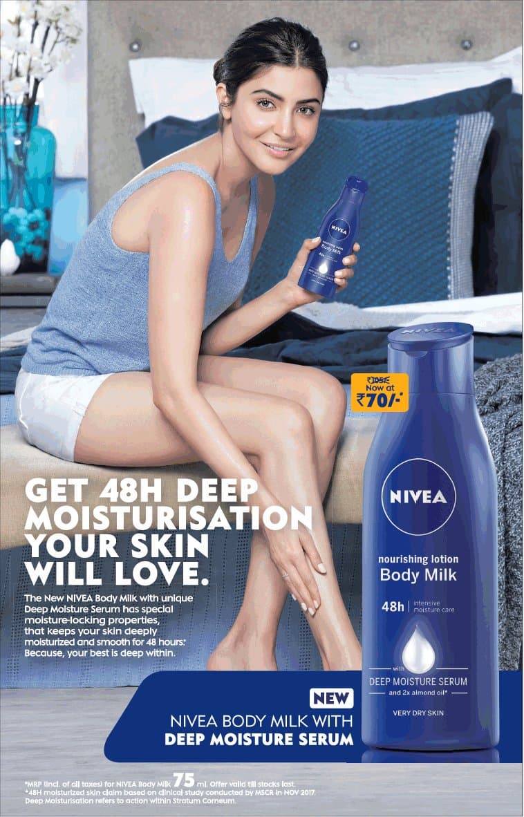 NEW NIVEA Body Milk with Deep Moisture Serum