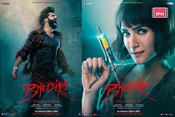 Varun Dhawan And Kriti Sanon Unveil The Poster Of Their Avatar In 'Bhediya' Movie