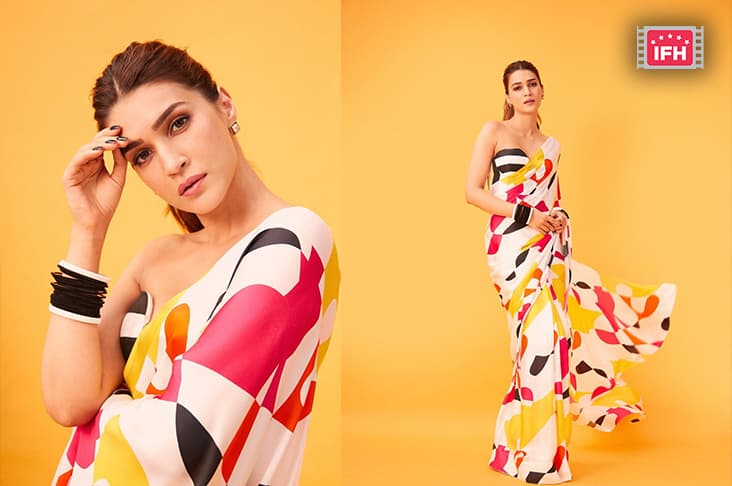 'Thumkeshwari' Kriti Sanon Wreaks Havoc In Saree Look, Pictures Going Viral!