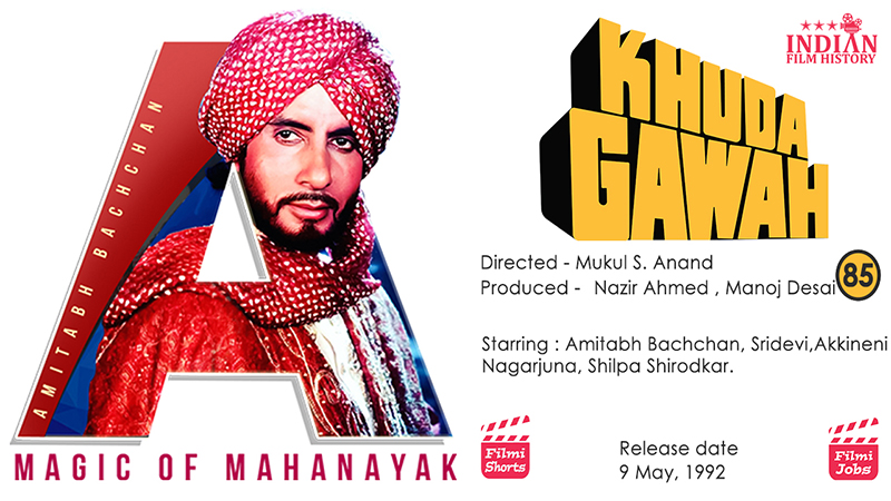 1992 Hit Khuda Gawah Featuring  Amitabh Bachchan And Sridevi In Epic Adventures Love Story