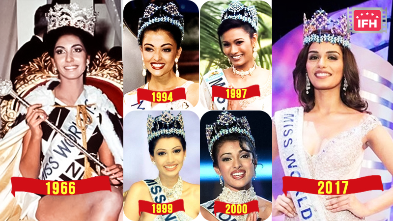 Manushi Chhillar Wins Miss World : Indian Beauty Queens Who Have Won the Title