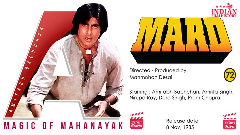 Mard 1985 Amitabh Bachchan's Dazzling Victory In Manmohan Desai's Spectacular Blockbuster