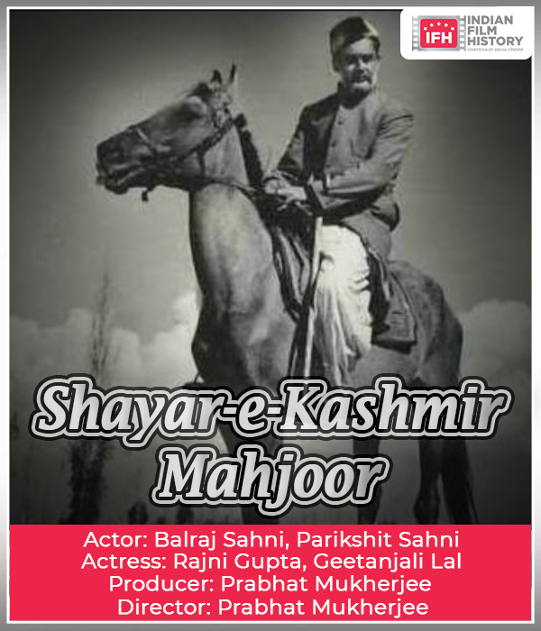 Shayar E Kashmir Mahjoor