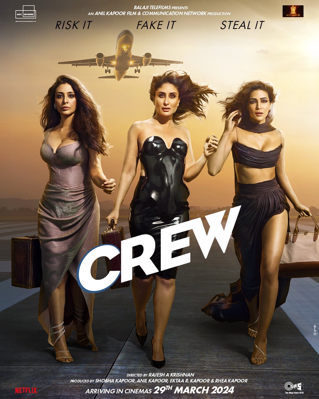Crew Movie Trailer, Star Cast, Release Date, Box Office, Movie Review