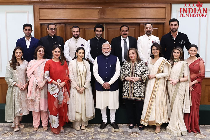 Alia, Ranbir, Kareena, Saif And Karishma Meet PM Modi Inviting Him To Raj Kapoor's Centenary Celebrations