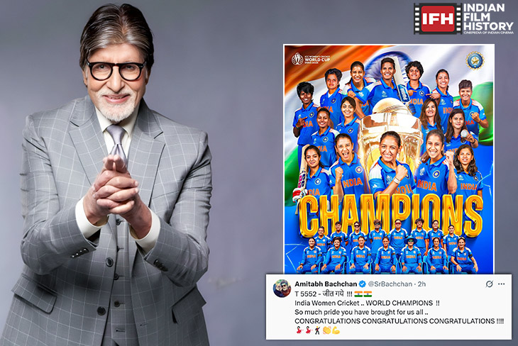 Amitabh Bachchan Hails India Women’s Cricket Team After Historic World Cup Win