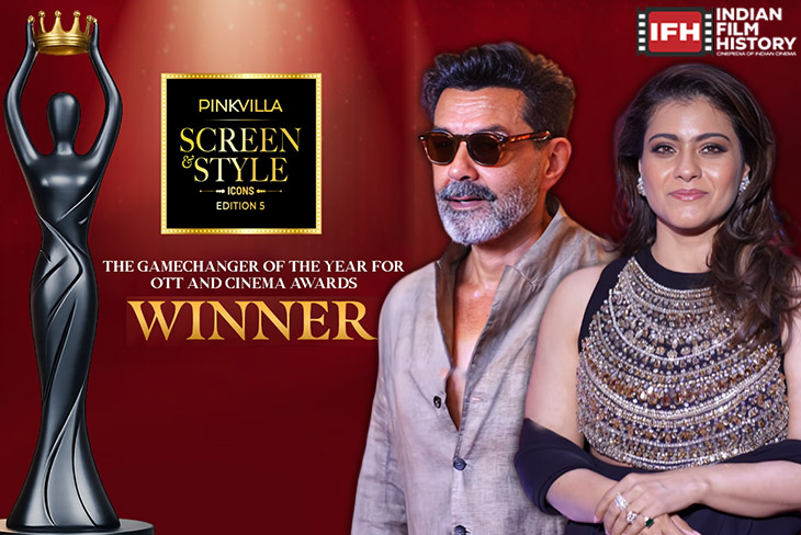 At The Prestigious Pinkvilla Screen & Style Icons Awards Bobby Deol And Kajol Sealed The Gamechanger Of The Year For OTT And Cinema Awards