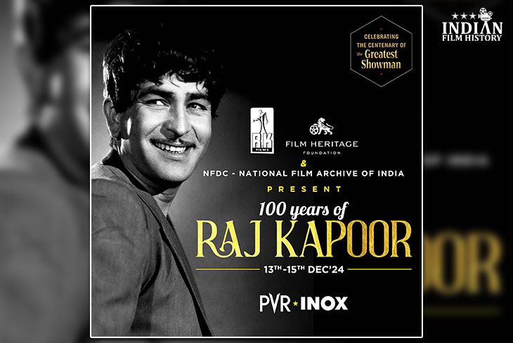 Celebrate The Showman Rajkapoor @100 At PVR Inox And Cinepolis From 13-15th December