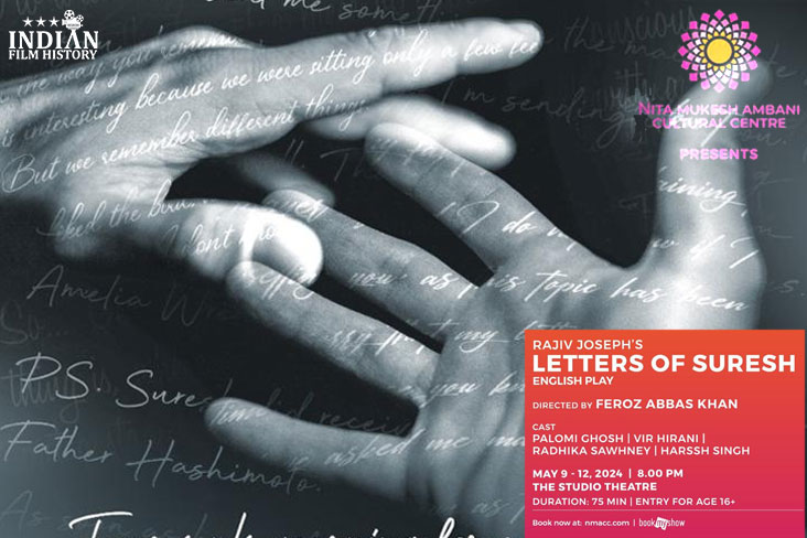 Feroz Abbas Khan To Premiere Letters Of Suresh By Acclaimed US Playwright At NMACC