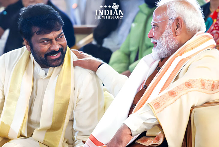 PM Modi Celebrated Pongal With Actor Chiranjeevi In Delhi