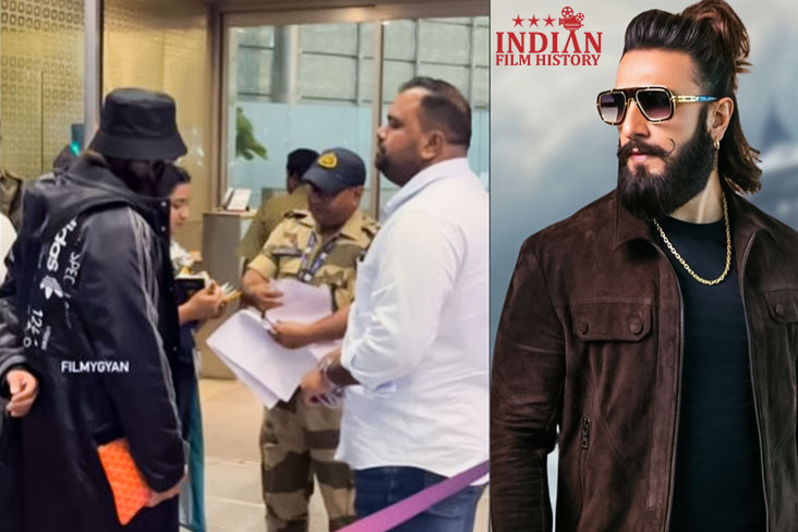 Singham Again Star Ranveer Singh Waits Patiently As Officers Stop Him At Mumbai Airport,