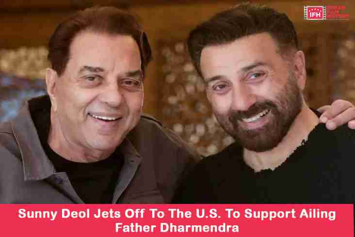 Sunny Deol Jets Off To The U.S. To Support Ailing Father Dharmendra