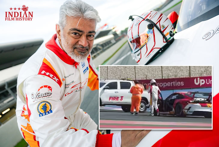 Tamil Actor Ajith Escapes Unhurt After Racing Car Crash In Dubai