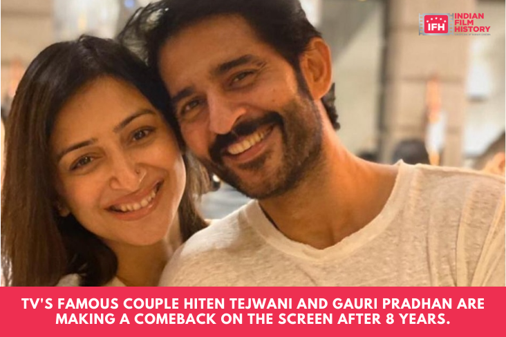 TV's Famous Couple Hiten Tejwani And Gauri Pradhan Are Making A Comeback On The Screen After 8 Years.