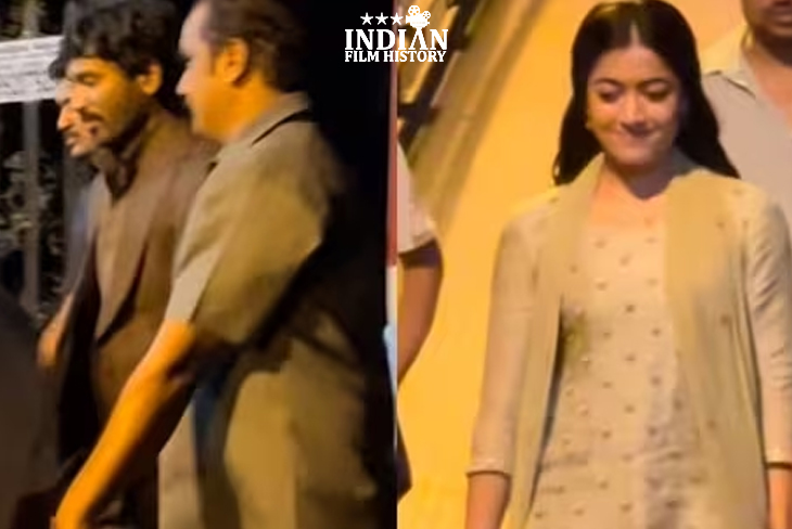 Viral Video- Dhanush And Rashmika Mandanna Spotted Heading To Kubera Set