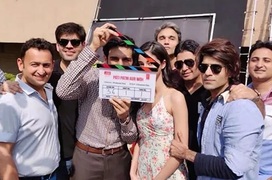 First schedule of Pati Patni Aur Who kick started with a song