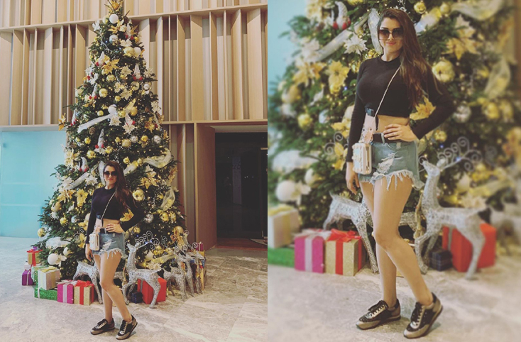 Amrapali Dubey gives us Christmas vibes