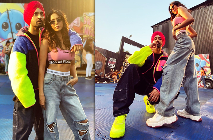 Diljit Dosanjh shares BTS pictures of his song ‘Chak-De-Floor Boards’