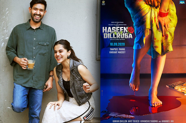 ’Haseen Dillruba‘ poster shared by Taapsee Pannu