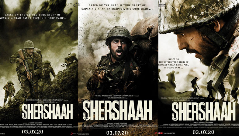 Makers gift Sidharth Malhotra Three posters of Shershaah on his birthday