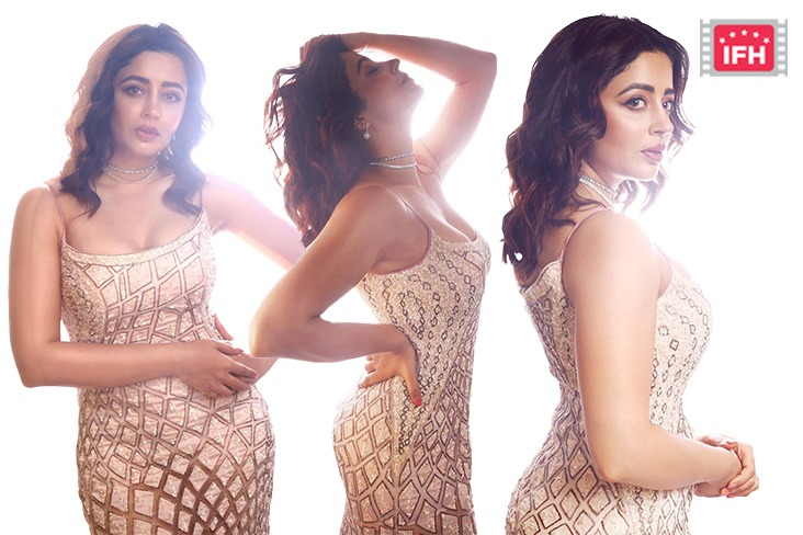 Neha Pendse Stuns In A Shimmering Gown