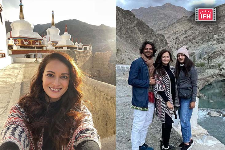 Dia Mirza Shares Some Breathtaking Clicks From The ‘Dhak Dhak’ Shoot In Ladakh
