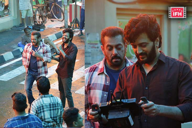 Riteish Deshmukh Wraps Up His Directorial Debut ‘Ved’, Shares BTS Picture With Salman Khan