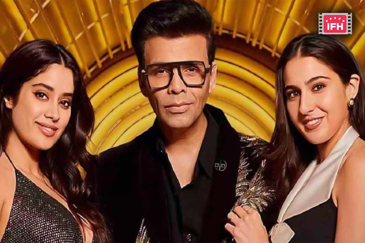 Janhvi Kapoor And Sara Ali Khan Sizzle On The Couch Of Koffee With Karan 7