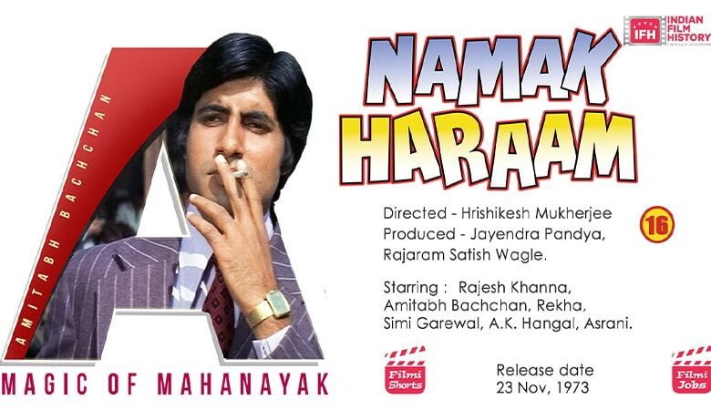 Namak Haraam Amitabh Bachchan Tale of Friendship, Loyalty, and Labor Issues